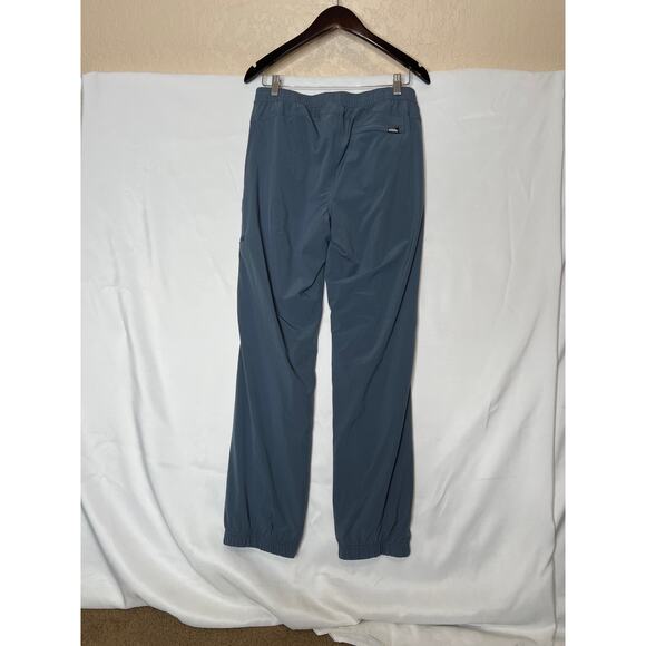 Eddie Bauer size 8 performance pants, gray zip pockets lined warmth, hiking - Picture 2 of 9
